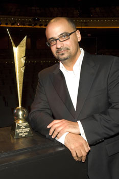 Junot Daz with Dayton Literary Peace Prize